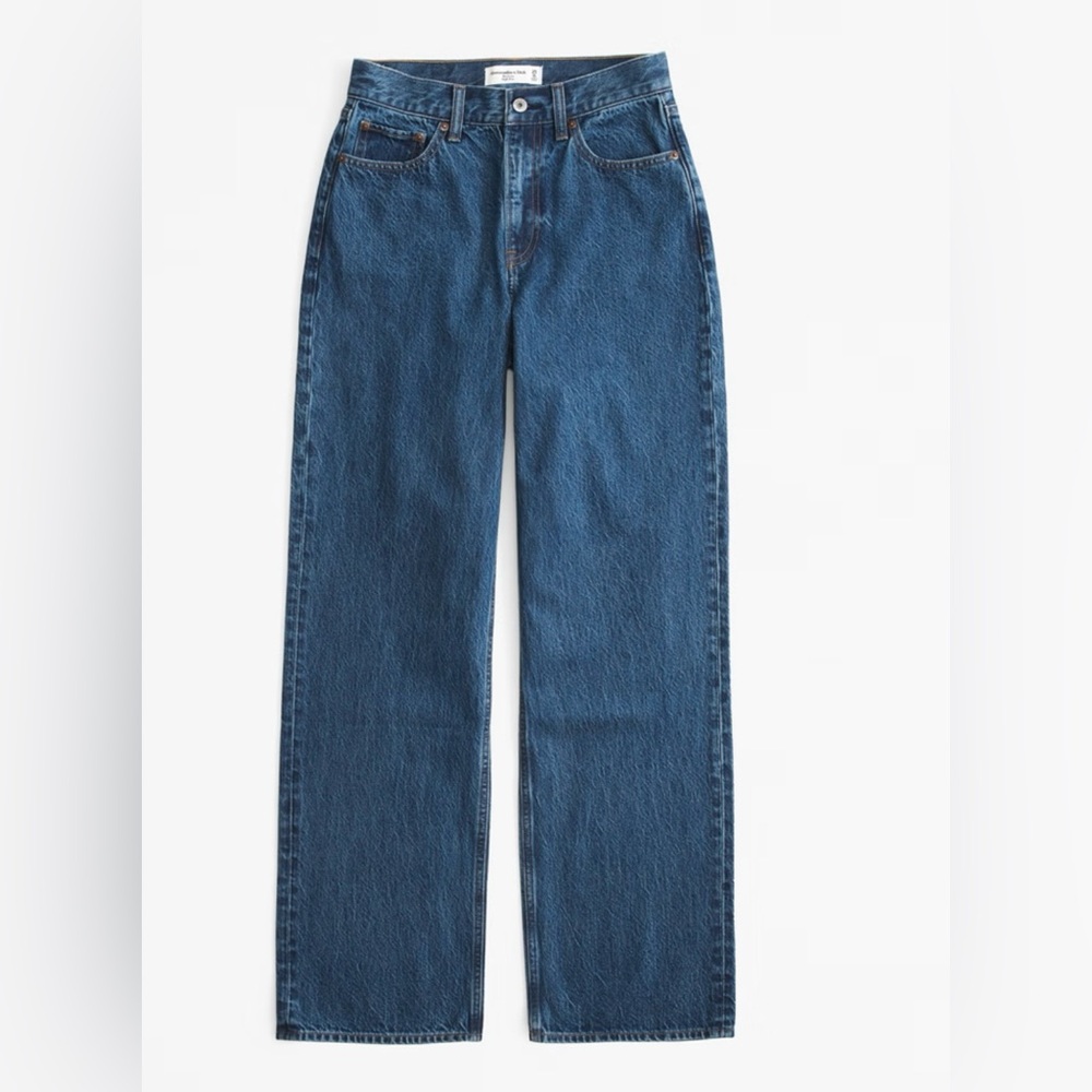 Abercrombie & Fitch Curve Love High Rise Loose Jean